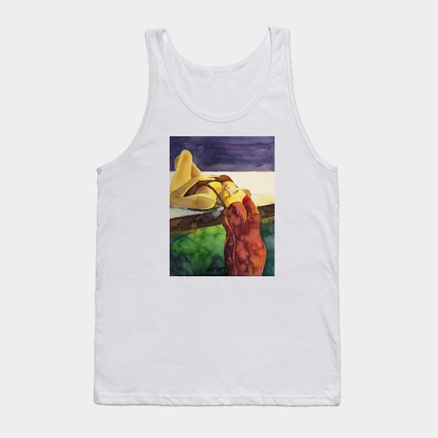 Tint of the moon Tank Top by Andreuccetti Art